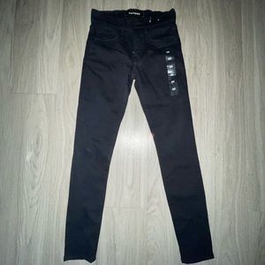 Express black mid rise leggings